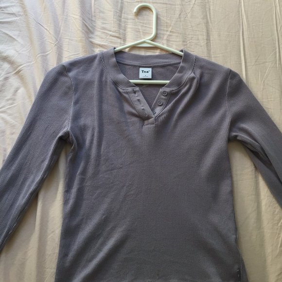 purple long sleeve top